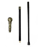 Penny Dreadful Steampunk Gentleman Swaggering Cane - Bronzed Knob Handle