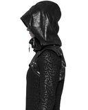 Punk Rave Storm Mens Hooded Harness Top