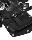Punk Rave Obtainium Mens Shoulder Armour Harness - Black