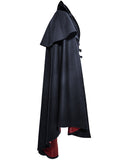 Punk Rave Salazar Mens Cloak - Blue & Black