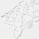 Punk Rave Womens CyberPunk Goth Grunge Sweater Top White Broken Mesh Net Cut Out