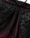 Dark In Love Tristitia Skirt - Black & Red