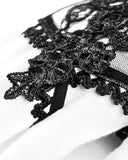 Dark In Love Long Gothic Palace Mesh Sleeve Gloves