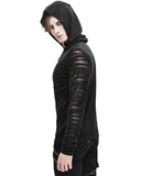 Devil Fashion Cenotaph Mens Dieselpunk Hooded Top