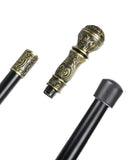 Penny Dreadful Steampunk Gentleman Swaggering Cane - Bronzed Knob Handle