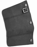 Punk Rave Nightwatch Faux Leather Waistcoat Vest - Black