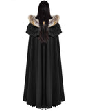 Punk Rave Winterfell Womens Cloak - Black