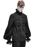 Devil Fashion Verendus Mens Gothic Shirt - Black