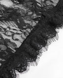 Devil Fashion Womens Gothic Vampire Witch Blouse Tunic Top Dress Red Black Lace