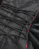Devil Fashion Vladimyre Gothic Regency Waistcoat Vest - Black & Red