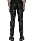 Punk Rave Toxico Mens Faux Leather Pants