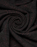 Punk Rave Womens Gothic Lace Applique Cloak Jacket - Black & Red - Extended Size Range