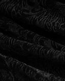 Punk Rave Shadowflower Womens Gothic Velvet Top