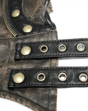 Devil Fashion Archelist Steampunk Gloves - Brown