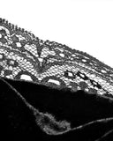 Dark In Love Dark Courtesan Gothic Lolita Off Shoulder Velvet Top