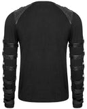 Punk Rave Deconstruction Unit Mens Dieselpunk Long Sleeve Top