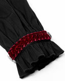 Punk Rave Amulet Mens Shirt - Black & Red