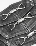 Devil Fashion Legion Mens Dieselpunk Cummerbund Belt