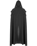 Punk Rave Necromancer Mens Hooded Gothic Travelling Cloak