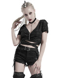 Punk Rave Womens Dark Gothic Serpent Suspender Belt