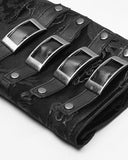 Punk Rave Archeleus Mens Gothic Shirt - Black Brocade