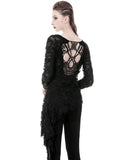 Dark In Love Shredded Skull Dieselpunk Tunic Top