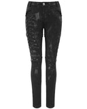 Devil Fashion Damage Control Womens Dieselpunk Skinny Jeans