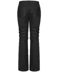 Punk Rave Mens Apocalyptic Gothic Spliced Mesh & Chain Pants