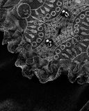 Dark In Love Evangeline Victorian Gothic Velvet Dress