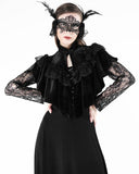 Dark In Love Sinnea Velvet Cape