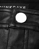 Punk Rave Toxico Mens Faux Leather Pants