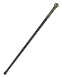 Penny Dreadful Steampunk Gentleman Swaggering Cane - Bronzed Knob Handle
