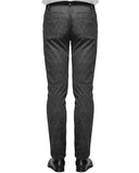 Devil Fashion Edison Mens Pants - Black Brocade