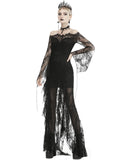 Dark In Love Enchantress Long Gothic Lace Evening Dress