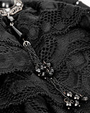 Punk Rave Regency Jabot Cravat - Black