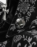 Devil Fashion Demidicus Mens Long Gothic Coat - Black