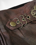 Devil Fashion Octane Mens Steampunk Pants - Black & Brown