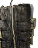 Devil Fashion Intrepid Steampunk Gauntlet Gloves - Brown