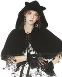 Dark In Love Lolita Moon & Stars Cuff Gloves