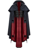 Punk Rave Salazar Mens Cloak - Blue & Black