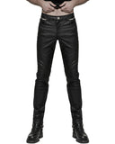 Punk Rave Toxico Mens Faux Leather Pants