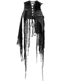 Devil Fashion Aconitia Dieselpunk Half-Skirt Cincher Corset