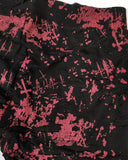 Punk Rave Corrosion Womens Shredded Dieselpunk Leggings - Black & Red