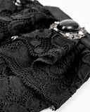Punk Rave Regency Jabot Cravat - Black