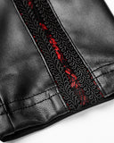 Punk Rave Ariadne Leggings - Black & Red