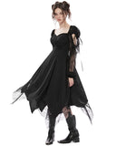 Punk Rave Daily Life OPQ-1238 Gothic Lace Contrast Maxi Dress