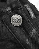 Devil Fashion Damage Control Womens Dieselpunk Skinny Jeans