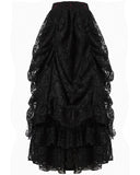 Dark In Love Tristitia Skirt - Black & Red
