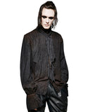 Punk Rave Lucius Poet Shirt - Black