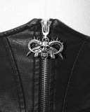 Devil Fashion Tithonia Steampunk Skirt - Black & Red